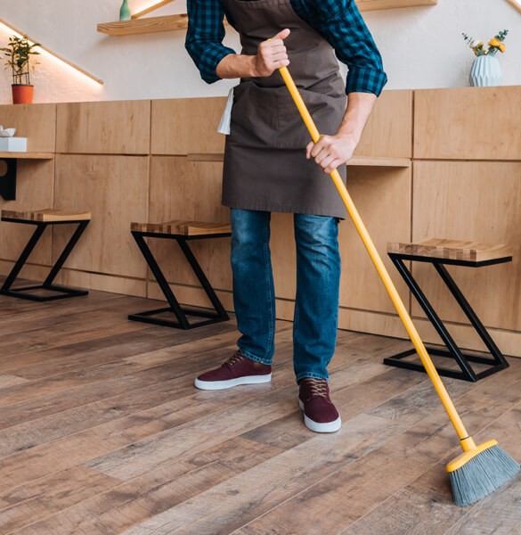 sweep hardwood floor | Yuma Carpets & Tile Inc