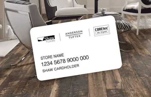 Financing card | Yuma Carpets & Tile Inc
